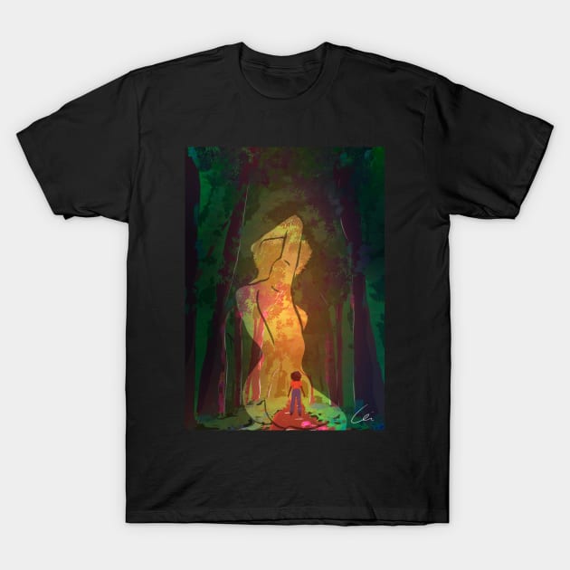 Yellow Spirituality T-Shirt by Tasiadesigns